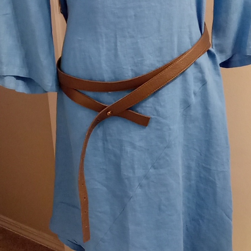 Eileen Fisher Brown Leather Belt